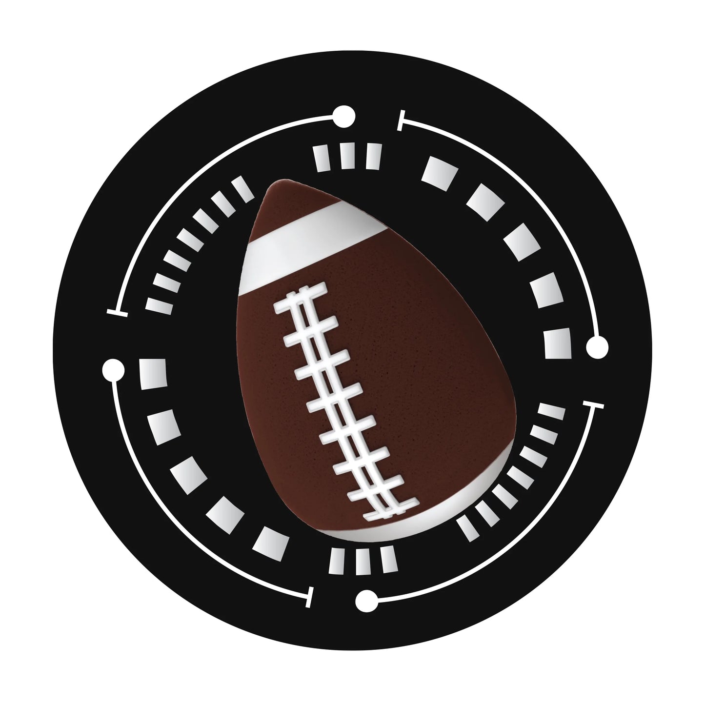 Indoor Bounceback Football - 20" Game Size, Premium Foam
