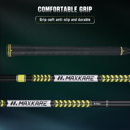 Complete Golf Clubs Set Golf Men'S Regular 9-Piece Complete Set - Right Hand,Yellow