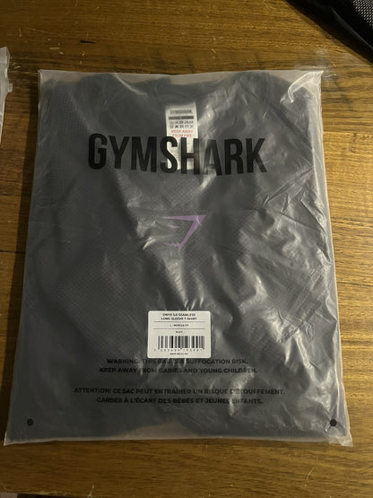 Gymshark Onyx V5 Large Purple Long Sleeve