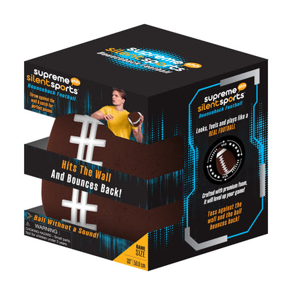 Indoor Bounceback Football - 20" Game Size, Premium Foam