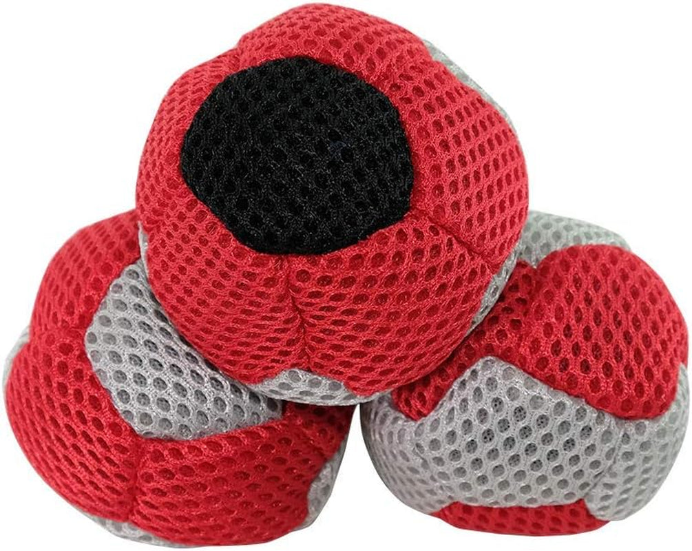 Hacky Sacks 6 Pk. Hand Woven Hacky Sacks Next Generation Cornhole Game, Also Used for Hand Juggling, & Foot Volley'S.