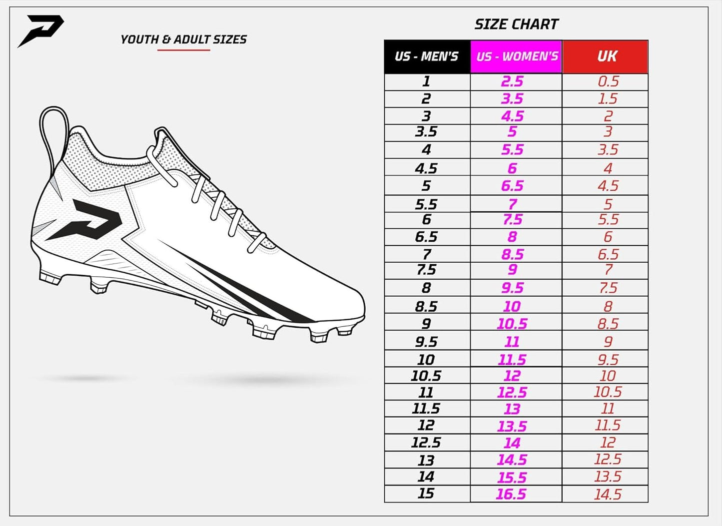 Quantum Speed 2.0 Football Cleats – Team Color | Men'S Lightweight Speed Performance Cleats