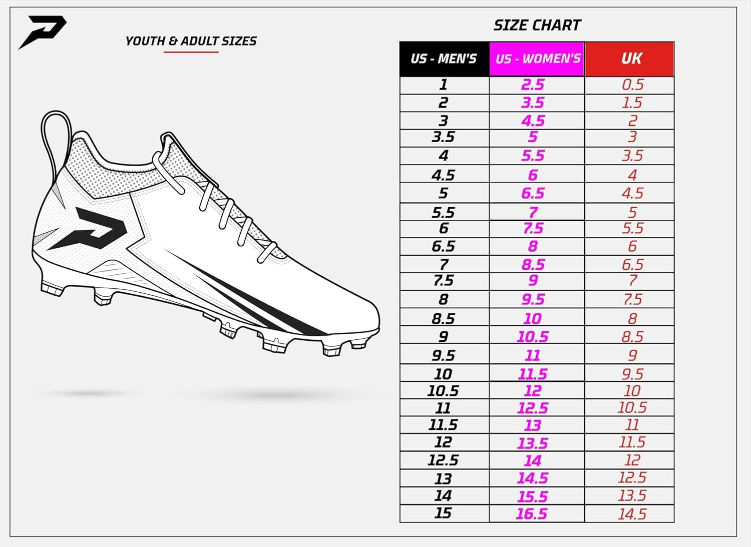 Quantum Speed 2.0 Football Cleats – Team Color | Men'S Lightweight Speed Performance Cleats