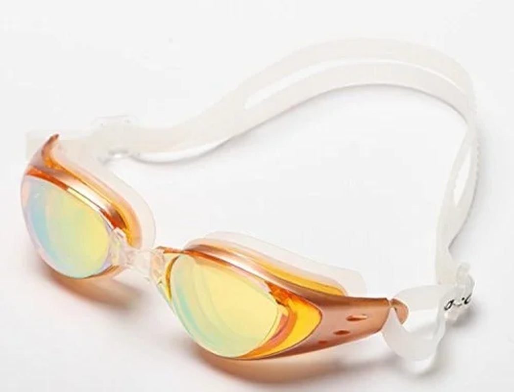 Electroplated Swimming Goggles anti Fog Adult Swimming Goggles Waterproof Silicone Swimming Goggles Set Adjustable