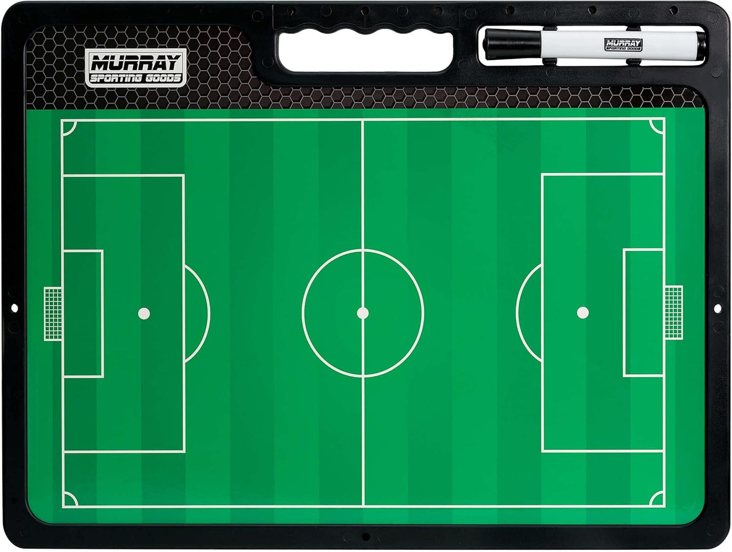 Premium Coaches Clipboard | Double-Sided Dry Erase Marker Board for Basketball, Baseball, Soccer, Football, Hockey (Marker Included)