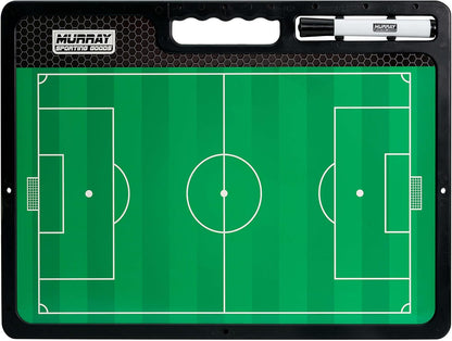 Premium Coaches Clipboard | Double-Sided Dry Erase Marker Board for Basketball, Baseball, Soccer, Football, Hockey (Marker Included)