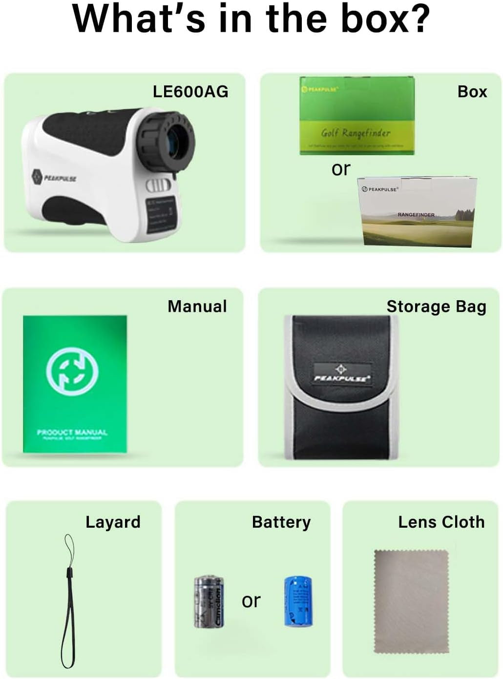Golf Range Finder 650 Yards Rangefinder Golfing High Clarity Display 6X Magnification 0.5 Yard Accuracy Pin Seeker Easy to Use(No Magnet)