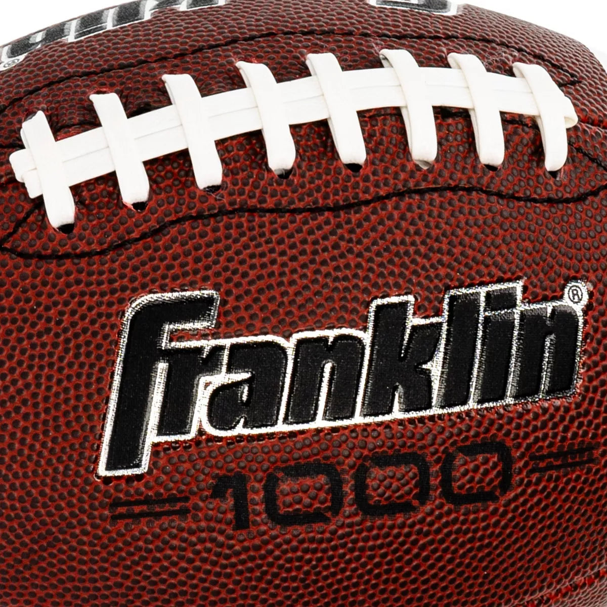 Franklin Sports 1000 Series Grip Rite Peewee Football - Size 6, Brown, Butyl Bladder