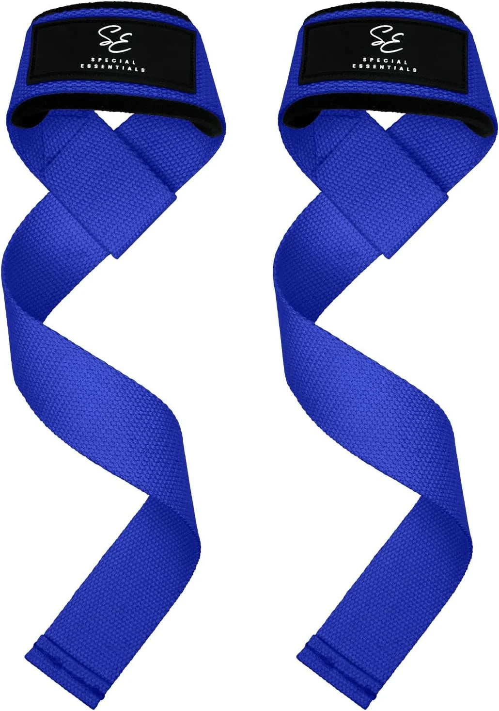 anti Slip Men and Women Neoprene Blue Weight Lifting Straps